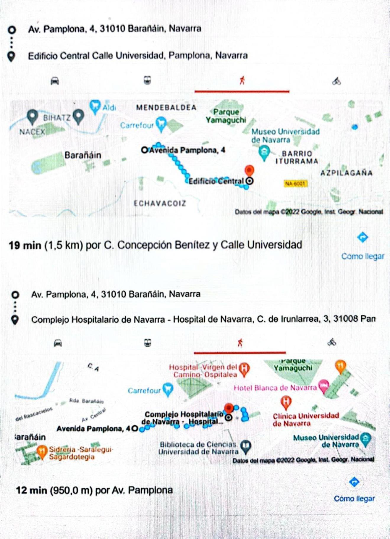 Los Sauces Pamplona Hospitales Universidad Baranain Eksteriør bilde